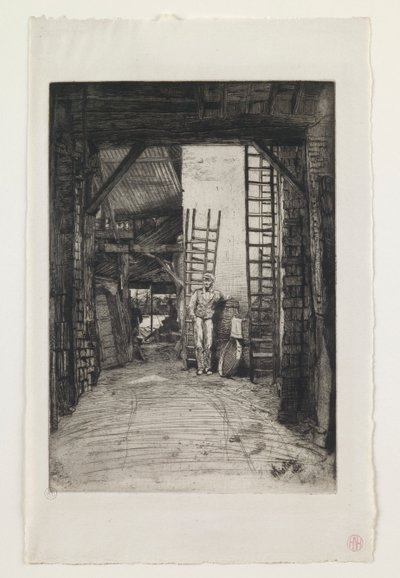 W. Jones, Limeburner, Thames Sokağı by James Abbott McNeill Whistler