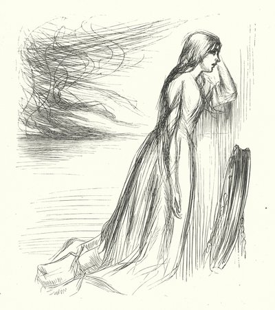"Evini Bıraktı" (gravür) by James Abbott McNeill (after) Whistler