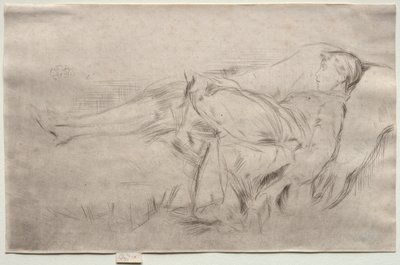 Kanepede Bir Çocuk, No. 2. by James Abbott McNeill Whistler