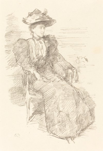 Bir Portre: Mildred Howells, 18941896. by James Abbott McNeill Whistler