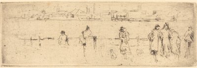 Dolgu Üzerine Bir Eskiz, c. 18841886. by James Abbott McNeill Whistler