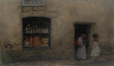 Turuncu Bir Not: Tatlı Dükkanı, 1883 veya 1884. by James Abbott McNeill Whistler