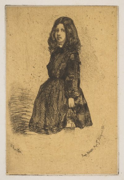 Annie, 1858. by James Abbott McNeill Whistler