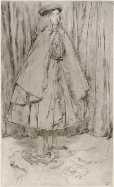 ಅನ್ನಿ ಹೇಡೆನ್, 1860 ಟರ್ಕ್ by James Abbott McNeill Whistler