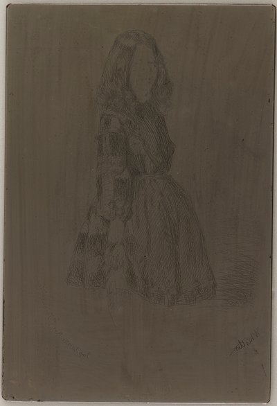 Annie, 1857-1858. by James Abbott McNeill Whistler