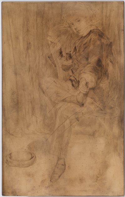 ಆರ್ಥರ್ ಹೇಡನ್, 1859 (ತಾಮ್ರ) ಟರ್ಕ್ by James Abbott McNeill Whistler