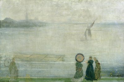 Lindsey Evlerinden Battersea Reach, c.1864-71 by James Abbott McNeill Whistler