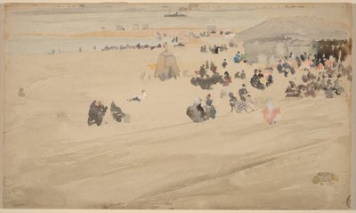 Sahil Sahnesi, muhtemelen 1885 (suluboya) by James Abbott McNeill Whistler