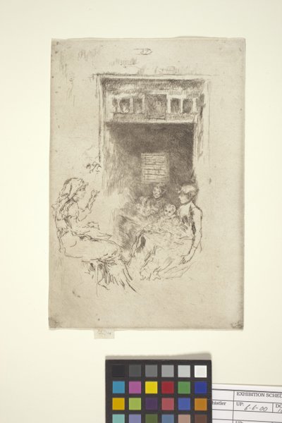 Boncuk-Stringers (gravür) by James Abbott McNeill Whistler