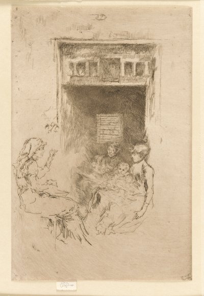 Boncuk Kordonları, 1879-1880. by James Abbott McNeill Whistler