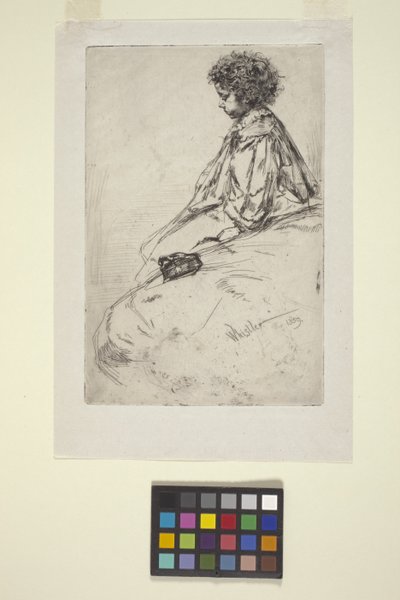 Bibi Lalouette (gravür) by James Abbott McNeill Whistler