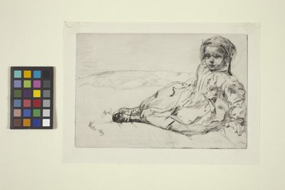 Bibi Valentin (gravür) by James Abbott McNeill Whistler