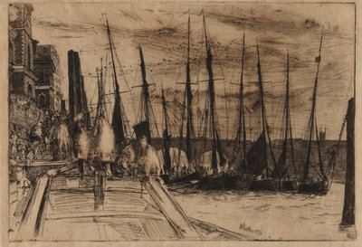 Billingsgate, 1859. by James Abbott McNeill Whistler