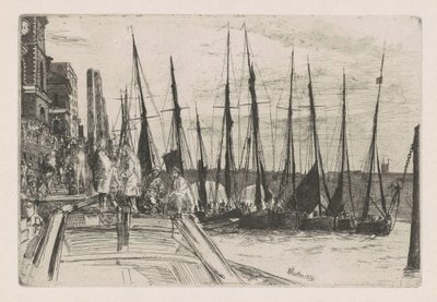 Billingsgate, 1859. by James Abbott McNeill Whistler