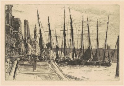 Billingsgate, 1859. by James Abbott McNeill Whistler