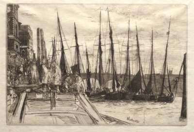 Billingsgate, 1859. by James Abbott McNeill Whistler