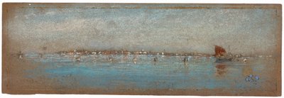 Mavi ve Gümüş - Adalar, Venedik, 1879-1880. by James Abbott McNeill Whistler