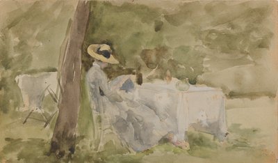 Bahçede Kahvaltı, 1885-1886. by James Abbott McNeill Whistler