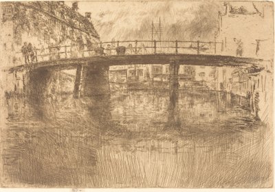 Köprü, Amsterdam, 1889. by James Abbott McNeill Whistler