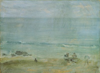 Kıyıda, St. Ives (gemide petrol) by James Abbott McNeill Whistler