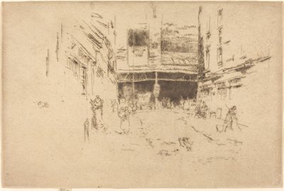 Kıyafet Borsası, No.I, 1887. by James Abbott McNeill Whistler
