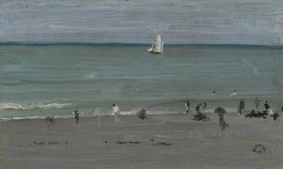 Sahil Manzarası, Yıkananlar, 1884-85 by James Abbott McNeill Whistler