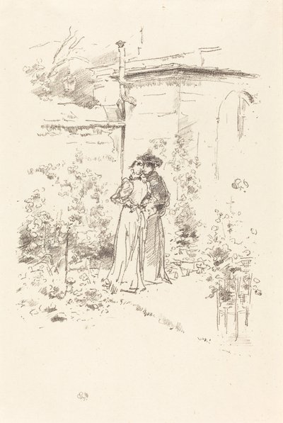 Bahçede Güven, 1894. by James Abbott McNeill Whistler