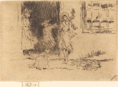 Yazlık Kapı, c. 18841886. by James Abbott McNeill Whistler