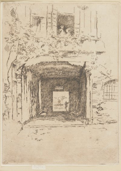 Kapı ve Asma, 1879-1880. by James Abbott McNeill Whistler