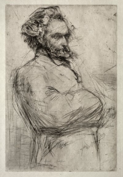 Drouet, 1859. by James Abbott McNeill Whistler