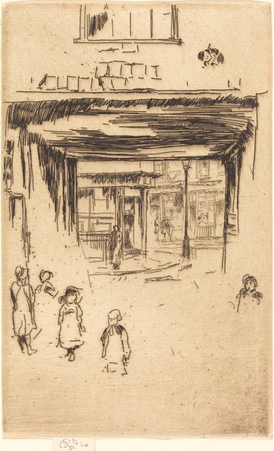 Drury Lane, c. 18801881. by James Abbott McNeill Whistler