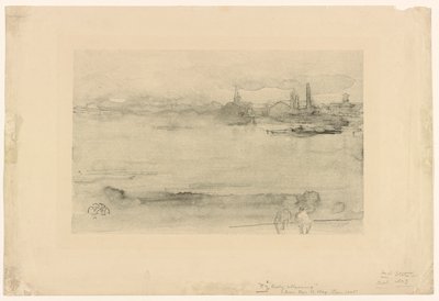 Sabah erken, 1878. by James Abbott McNeill Whistler