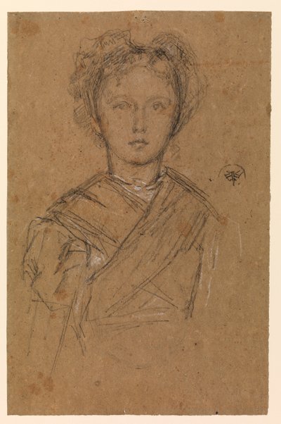 Elinor Leyland, c.1873 by James Abbott McNeill Whistler