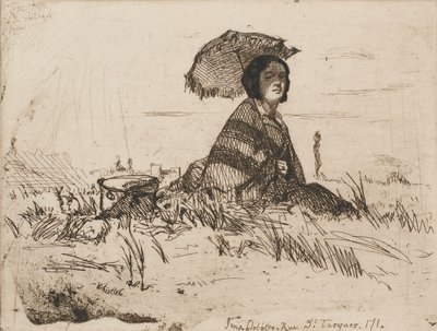 Tam Güneşte, 1858. by James Abbott McNeill Whistler