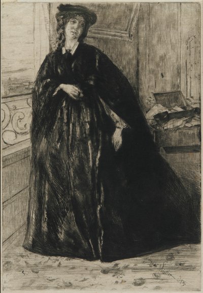 Finette, 1859. by James Abbott McNeill Whistler
