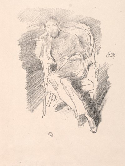 Ateş Işığı - Joseph Pennell, No. 2, 1896. by James Abbott McNeill Whistler