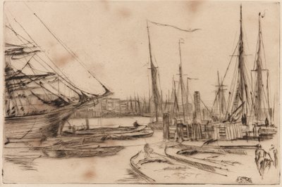 Billingsgate'den, 1878. by James Abbott McNeill Whistler