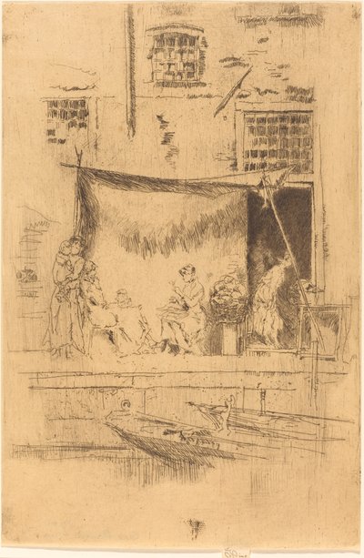 Meyve Durağı, 1880. by James Abbott McNeill Whistler