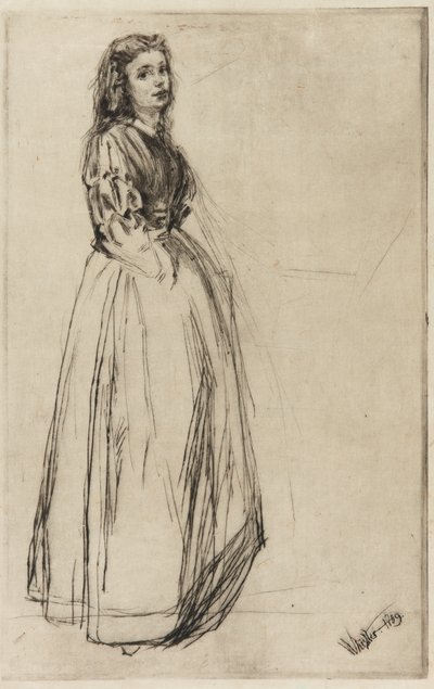 Fümet, Ayakta, 1859. by James Abbott McNeill Whistler