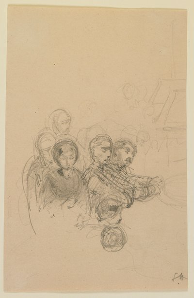 Kumarbazlar, 1858. by James Abbott McNeill Whistler