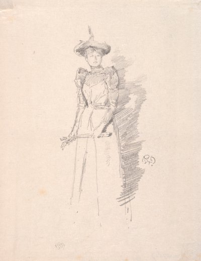 Süet eldivenler, 1890. by James Abbott McNeill Whistler
