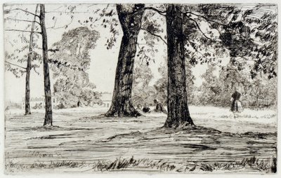 Greenwich Parkı by James Abbott McNeill Whistler