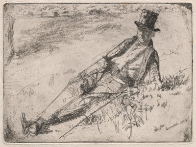 Greenwich Emeklisi, 1859. by James Abbott McNeill Whistler