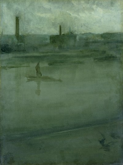 Gri ve Gümüş: Thames by James Abbott McNeill Whistler