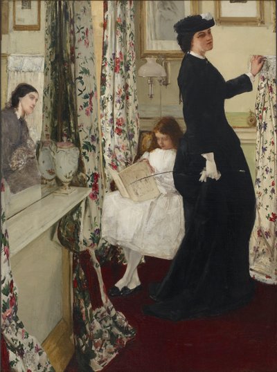 Yeşil ve Gülün Uyum: Müzik Odası by James Abbott McNeill Whistler