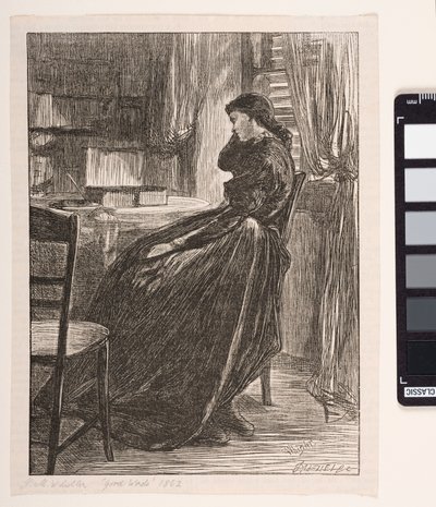 Joanna Douglas, "Dava Vaazı"nda, 1862 by James Abbott McNeill Whistler