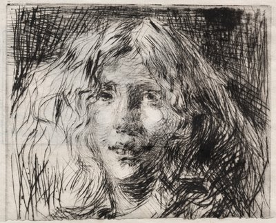 Joanna Hefferman, İrlandalı Güzel, 1866. by James Abbott McNeill Whistler