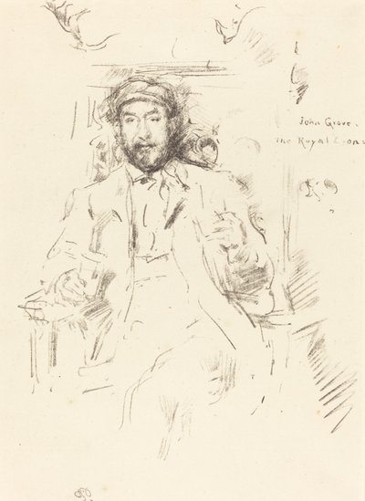 John Grove, 1895. by James Abbott McNeill Whistler