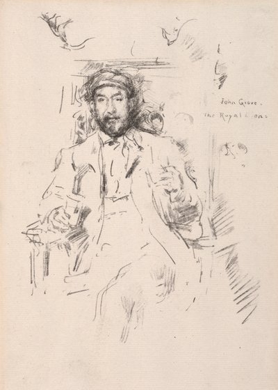John Grove, 1895. by James Abbott McNeill Whistler