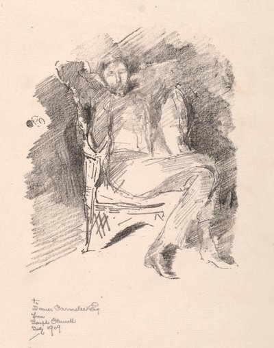Joseph Pennell, No. 2, 1896. by James Abbott McNeill Whistler